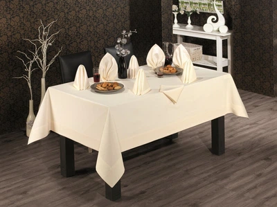 Скатерть Тabe. Honey Collection Krem-160х220 см