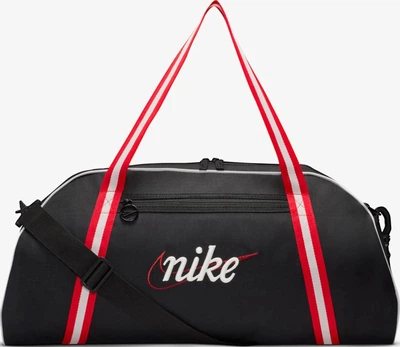 Сумка Nike W NK GYM CLUB - RETRO 24L черный, белый, красный Жен 33 x 51 x 23 см (DH6863-015)