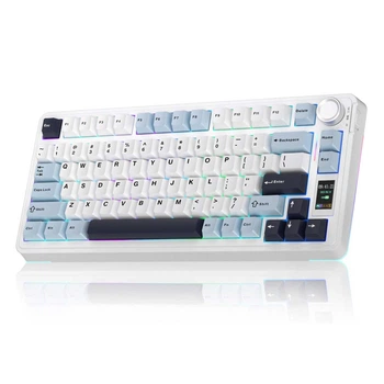 Клавіатура бездротова AULA S75 Pro Blue