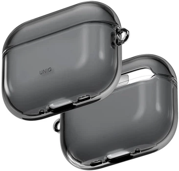 Чехол Uniq Glase для AirPods Pro 3 Серый Uniq-AIRPODSPRO3-GLSGSMK (8886463696804)