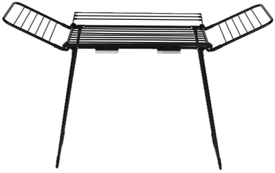Сушарка для одягу Modern Home BJ-1925 стояча розкладна 4 крила Чорна (5905817009374)