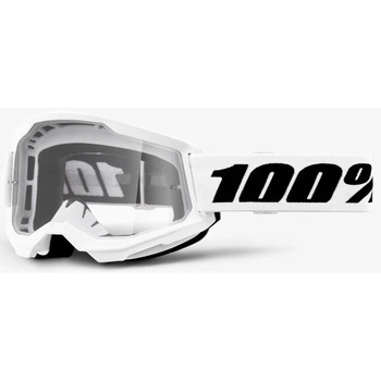 Окуляри 100% STRATA 2 Goggle [White], Clear Lens