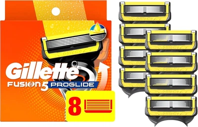 Змінні картриджі для гоління (леза касети) чоловічі Gillette ProGlide Shield Defense США 8 шт