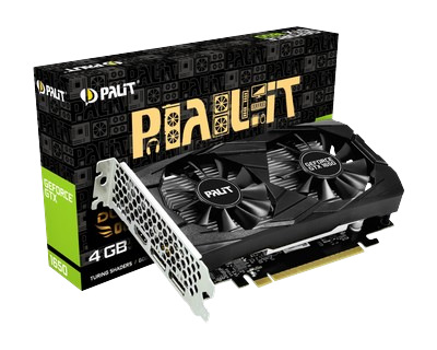 Відеокарти Palit GeForce GTX 1650 купити в Києві: ціна, відгуки