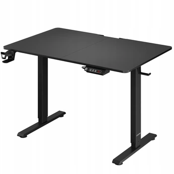 Стіл для комп'ютера з електрорегулюванням висоти Casaria 73x110x60см, чорний