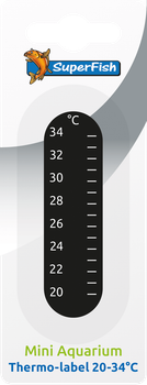 Термометр-наклейка акваріумна SF AQUARIUM THERMO LABEL 20-34°C (A4060504)