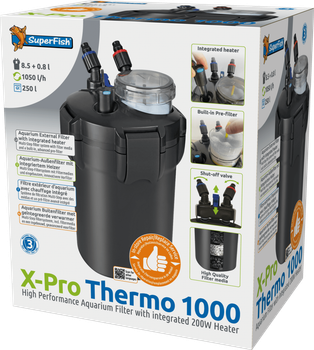 Зовнішній фільтр SF X PRO THERMO 1000 (N7031705) з нагрівачем