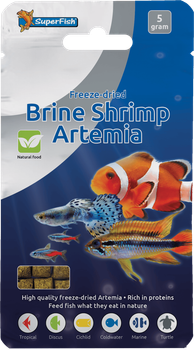 Сублімований корм для риб SF FREEZE DRIED BRINE SHRIMP 5 GRAM (A3040010)