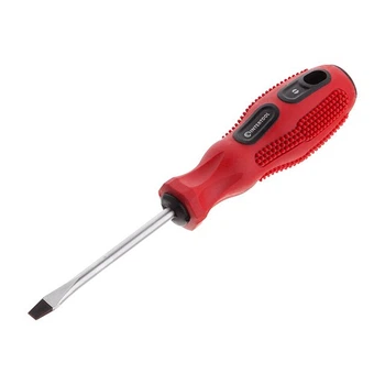 Отвертка Intertool шлицевая SL5х75мм (VT-3106)