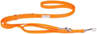 Регульований повідець для собак Amiplay Samba 7 в 1 XL 1–2 м Помаранчевий (5907563278233)