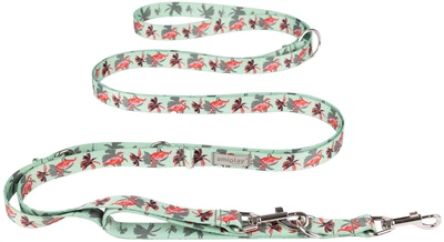 Smycz regulowana dla psów Amiplay BeHappy 8 w 1 L 4 m Flamingo (5907563305588)