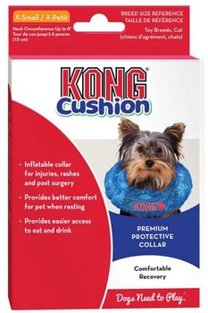 Kołnierz ochronny dla psów Kong Cushion L Niebieski (35585321004)