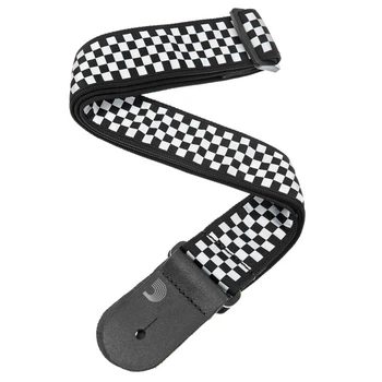 Ремень для гитары D'ADDARIO 50C02 NYLON WOVEN GUITAR STRAP (CHECK MATE)