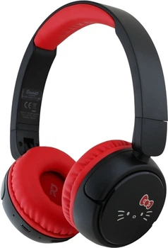 Навушники Hello Kitty Face Logo Black-Red (HKOBHV6ROKFR)