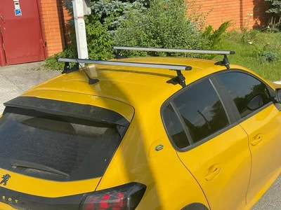 Багажник на крышу аэродинамический для авто Peugeot 208 Kenguru