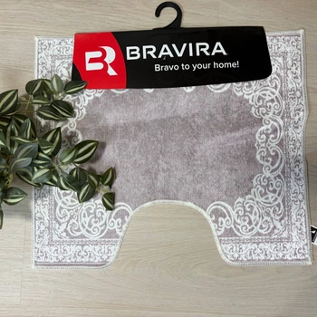 Коврик под унитаз Bravira серия Digital Velvet 50х60см P144 BR-P144_50x60_U