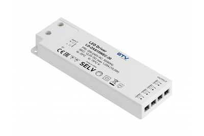 Блок живлення SLIM EASY CLICK 220/12V 15W IP20, з mini amp і проводом 1,5 м