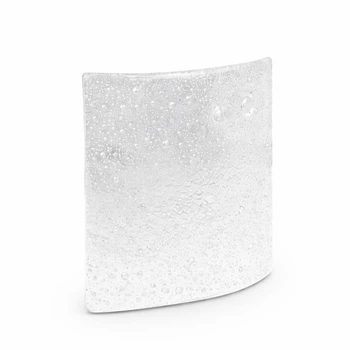 Скло декоративне з вигином прозоре 128мм Glas-W