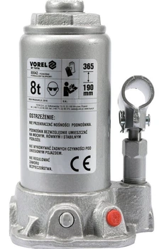 Домкрат гідравлічний Vorel 80042 пляшковий 8 т (5906083800429)