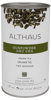 Чай зеленый Althaus Gunpowder Zhu Cha 250 г (4260312446439)