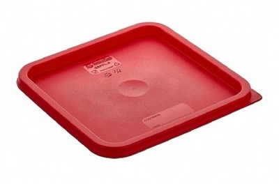 Крышка для контейнера из поликарбоната Gastroplast 11,4/17,2/20,8 л квадратная красная GSPPL-12R