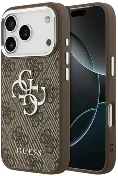 Панель Guess Big 4G Classic Logo для Apple iPhone 17 Pro Brown (3666339517939)