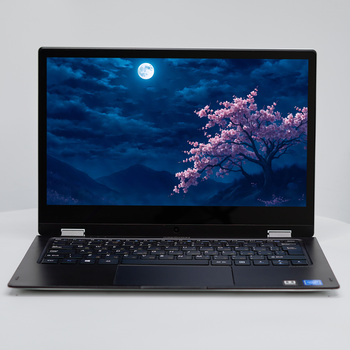 Ноутбук-планшет 13,3" Medion (Lenovo Group) E3221 | IPS (1920x1080) FullHD | Intel | RAM DDR4 4 ГБ | SSD 128 ГБ | Сенсорний екран | Метал | Win10 б/в (4935)