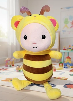 Мягкая игрушка с пледом внутри Colorful Home Пчела
