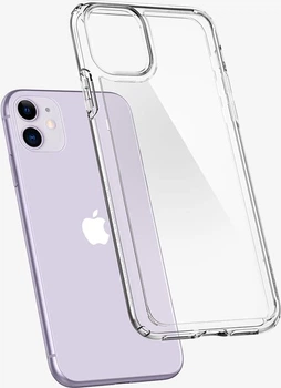 Чохол Spigen Ultra Hybrid для Iphone 11 Crystal Clear прозорий протиударний 076CS27185