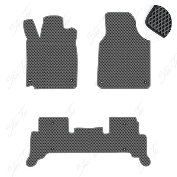 Комплект ковриков в салон Star-Tex на Acura ZDX I (2009 - 2013) EVA/Ромб Серый