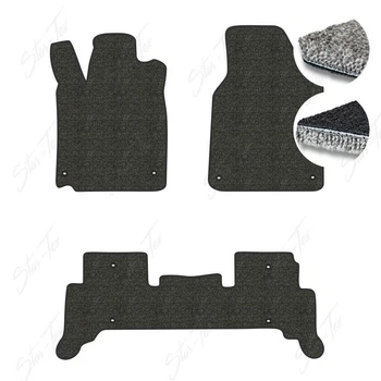 Комплект ковриков в салон Star-Tex на Acura ZDX I (2009 - 2013) текстиль/Magnum Серый + Черный