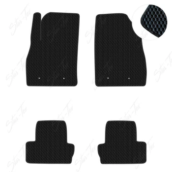 Комплект ковриков в салон Star-Tex на Chevrolet Volt I (2010 - 2015) EVA/Сота большая Черный