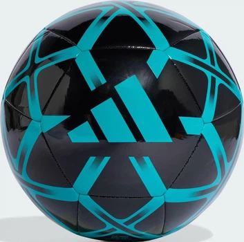 Мяч футбольный Adidas STARLANCER CLB Черный, Бирюзовый 5 (JW1357 5)