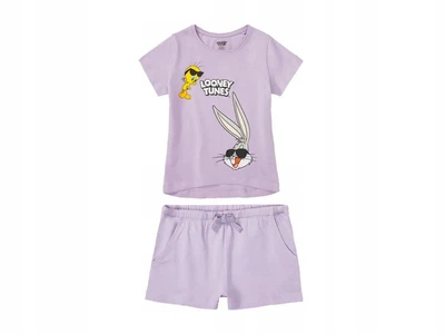 Пижама (футболка и шорты) сиреневая Looney Tunes 110-116см (400012307)