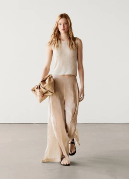 В'язаний топ Massimo Dutti 6811504526c54 L молочний (100004865)