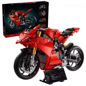 Конструктор Ducati Panigale Дукати 42202 Technic V4 R мотоцикл совместимый блочный
