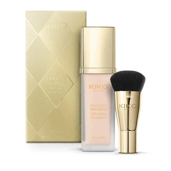 Тональна основа Kiko Milano Holiday Premiere 24h Lasting Foundation 01 Porcelain 28 мл