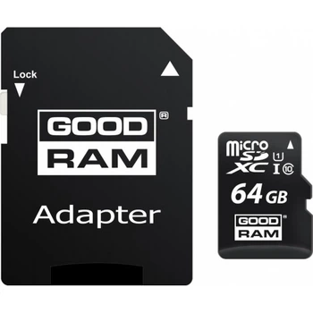 Карта памяти Goodram 64GB microSDXC Class 10 (M1AA-0640R12) GOODRAM M1AA-0640R12 913061