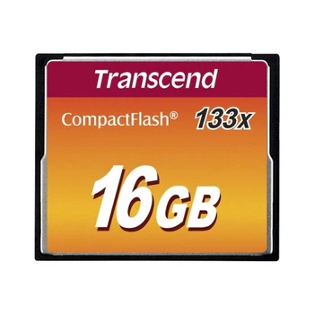 Карта памяти Transcend 16Gb Compact Flash 133x (TS16GCF133) Transcend TS16GCF133 912936
