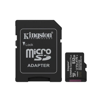 Карта памяти Kingston 512GB microSDXC class 10 UHS-I U3 V30 A1 Canvas Select Plus (SDCS3/512GB) Kingston SDCS3/512GB 913823