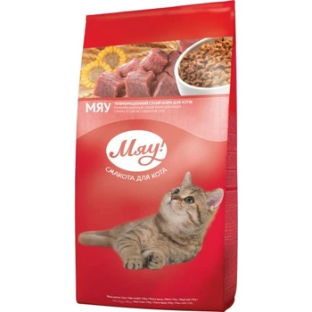 Сухий корм для кішок Мяу! з м'ясом, рисом та овочами 14 кг (4820215363280) Мяу! 4820215363280 898818