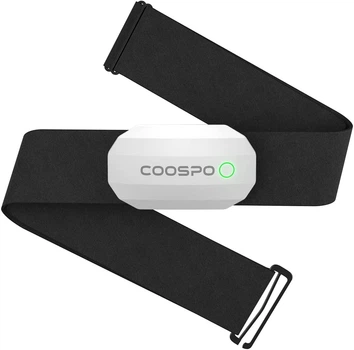 Нагрудный пульсометр COOSPO H808S, ANT+BLE, HRM IP67, 300 ч. автономной работы