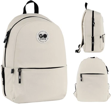 Рюкзак GoPack Education Teens 188M-1 41x28.5x13 см 15 л Бежевый (GO26-188M-1)