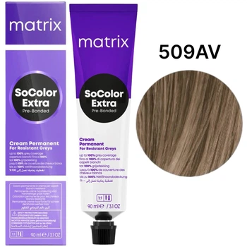 Крем-фарба для сивого волосся Matrix SoColor Pre-Bonded Extra Coverage 509AV 90 мл
