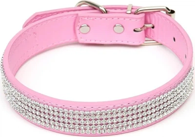 Obroża dla psów Paw Love L 55 x 2.5 cm Różowa (5714156139211)