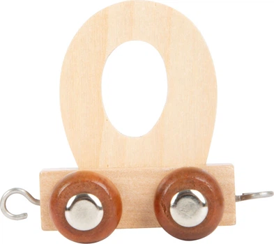 Wagonik Small Foot drewniany z literą O 5420109 (4020972991683)