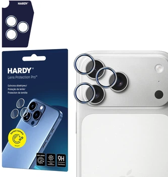 Szkło hartowane 3MK HARDY Lens Protection Pro do Apple iPhone 17 Pro / 17 Pro Max Grey (5903108670074)