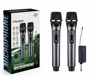 Беспроводной вокальный микрофон для караоке TTD-M12-C34
