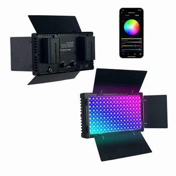 Лампа LED Pro 800 RGB для відеозйомки з пультом керування потужна батарея 4400mAh для створення унікального освітлення