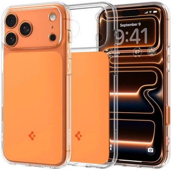 Панель Spigen Thin Fit MagSafe Case для Apple iPhone 17 Pro Max Clear Orange (8800283316063)